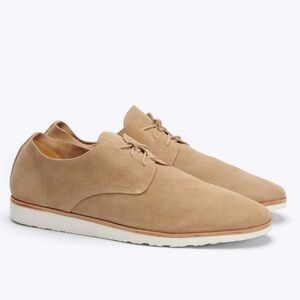 Nisolo Travel Derby Shoe In Stone Size 9.5